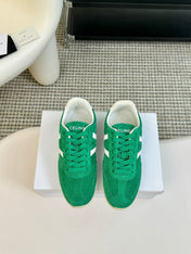 TRAINER LOW LACE - UP JADE GREEN SUEDE