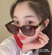 ROUND FRAME SUNGLASSES 59898 IN ACETATE