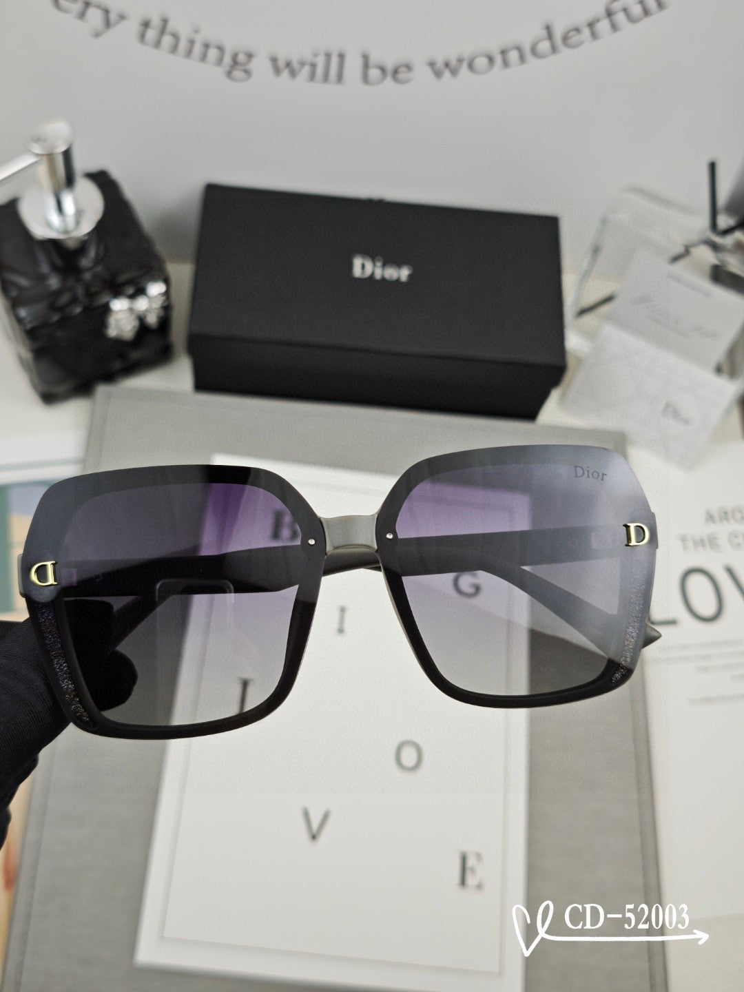 DIOR 26S ROUNDED SQUARE FRAME IN ACETATE 417219