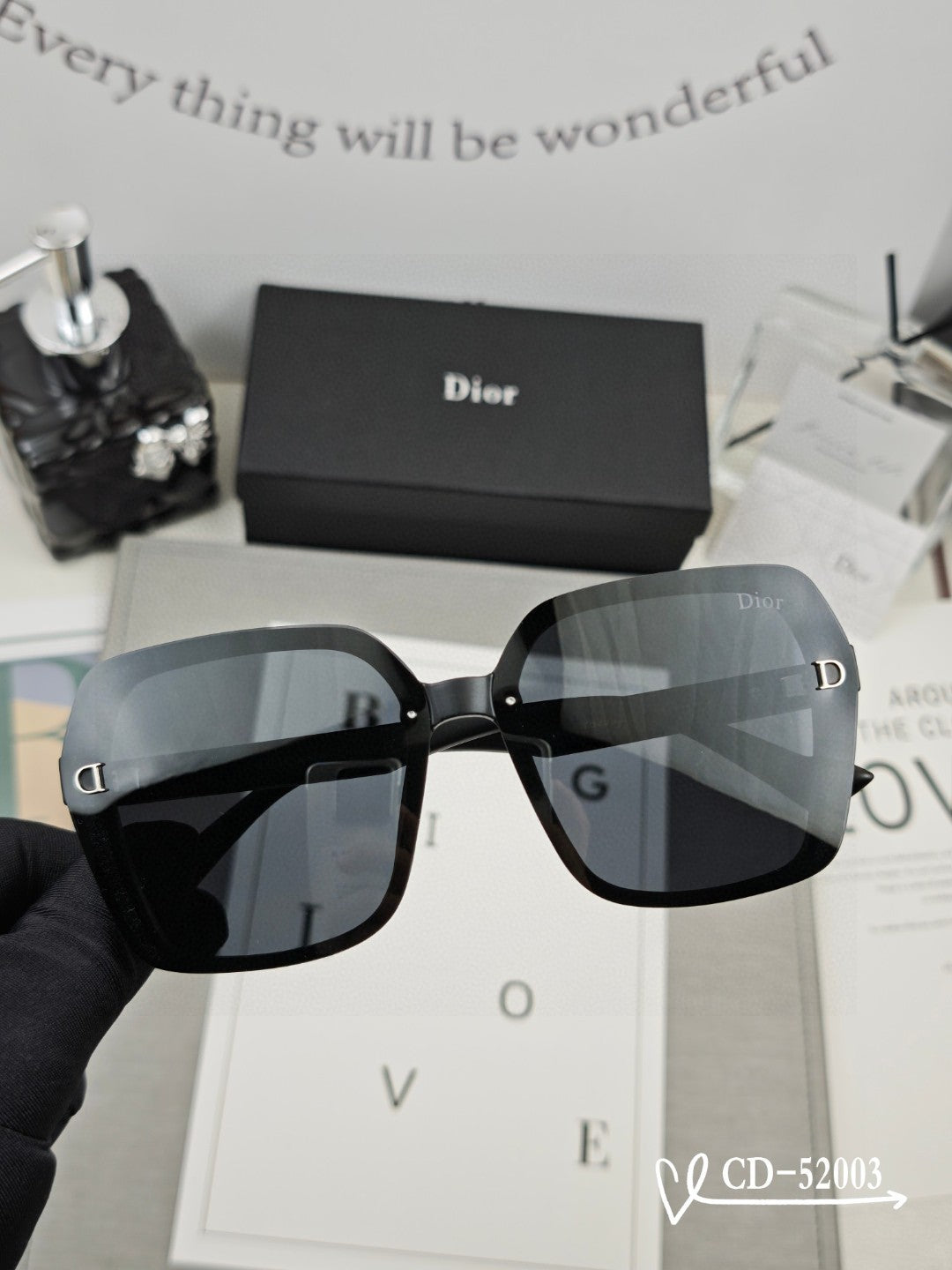 DIOR 26S ROUNDED SQUARE FRAME IN ACETATE 417219