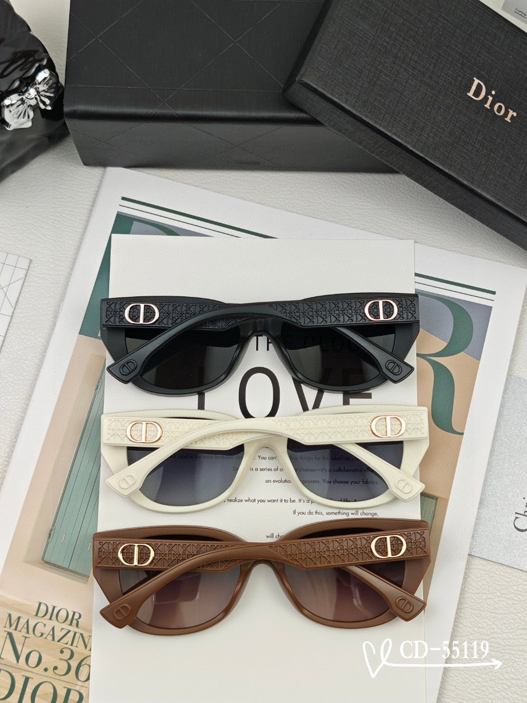 DIOR 26S ROUNDED SQUARE FRAME IN ACETATE 417218