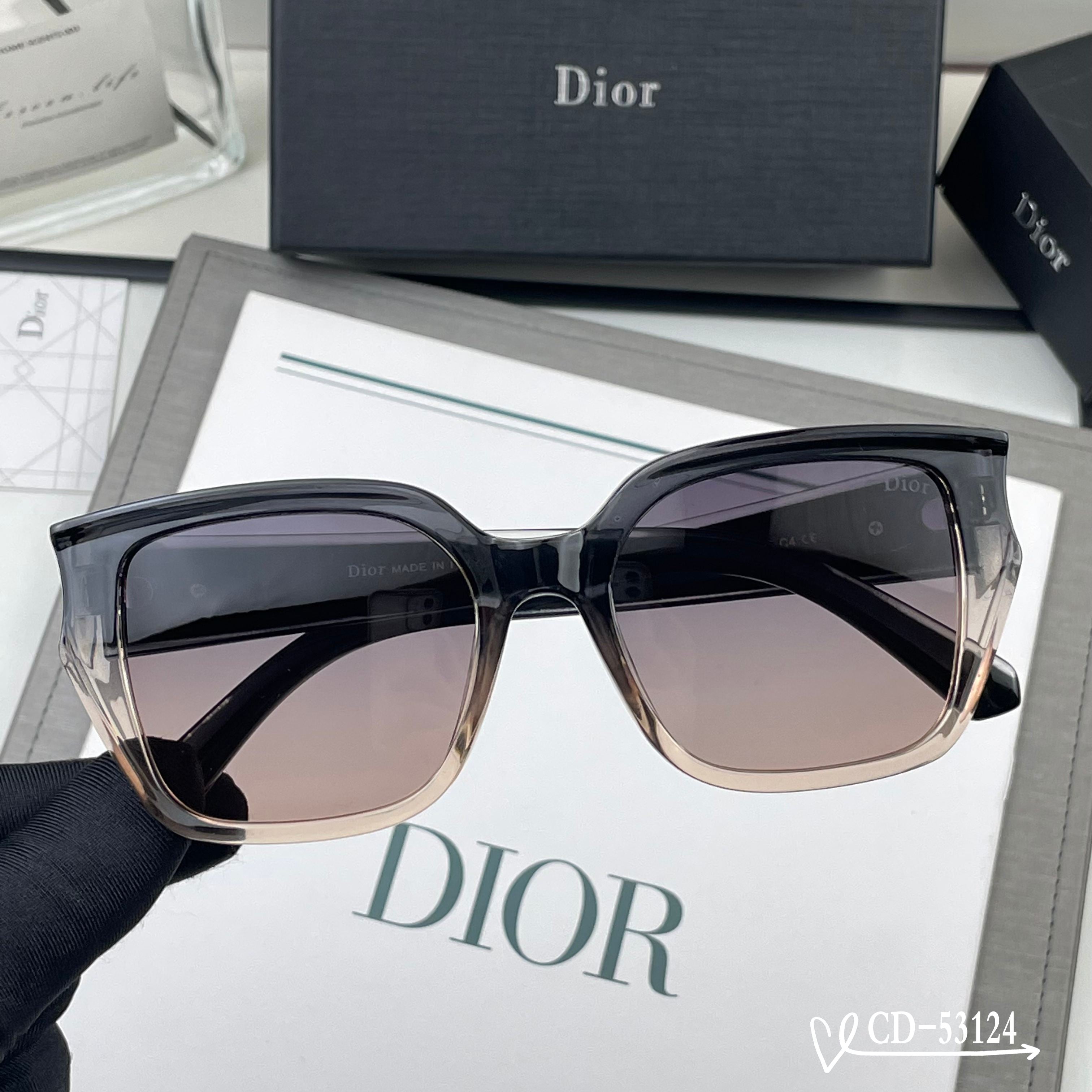 DIOR 26S ROUNDED SQUARE FRAME IN ACETATE 399983