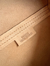 LOEWE 25S PUZZLE FOLD BAG 31 IN TAUPE NAPPA COWHIDE LEATHER
