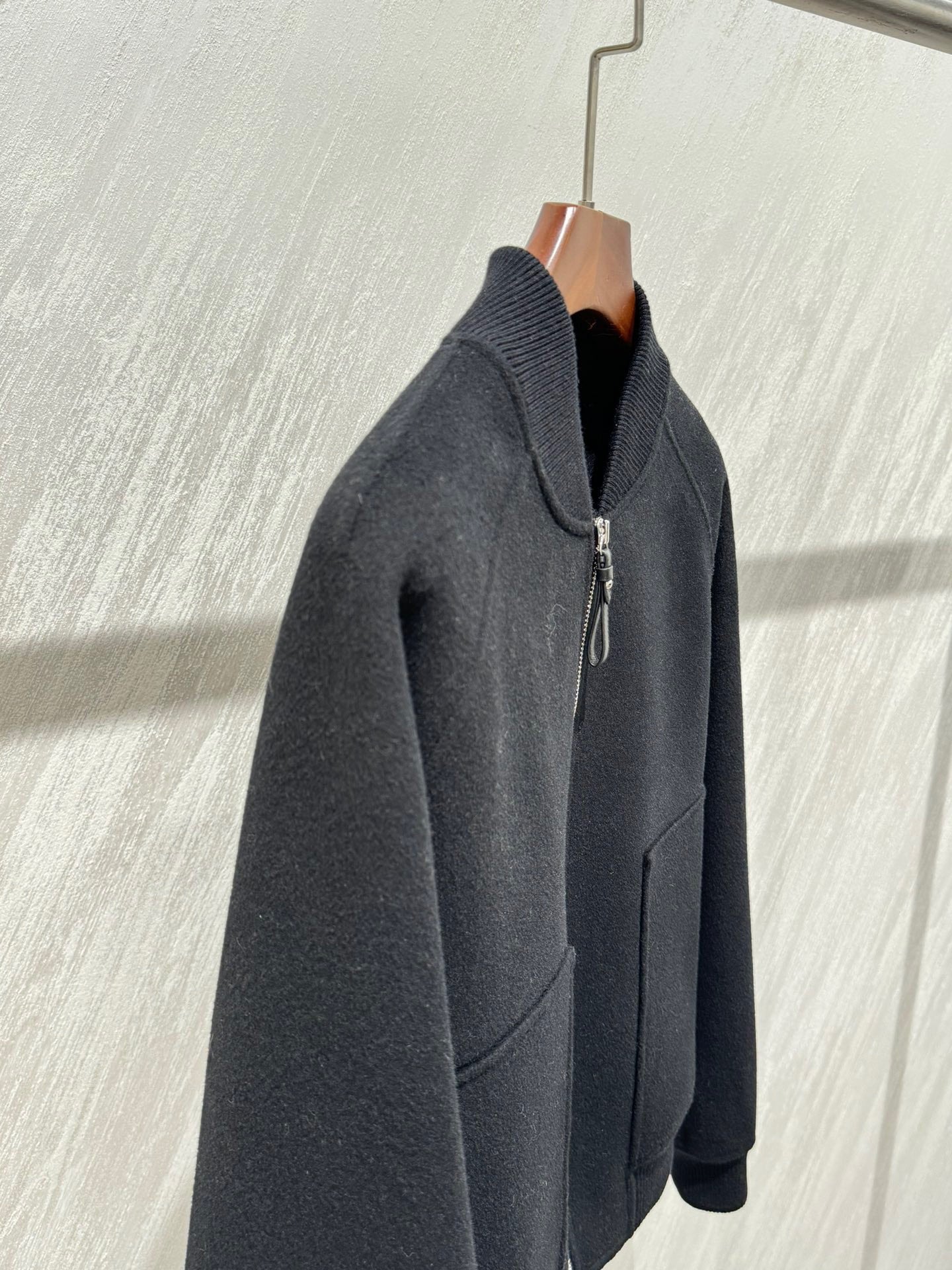 HERMES 25S SHORT CASHMERE COAT 282
