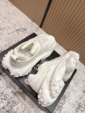 BALMAIN 26S SNEAKERS 60 MM IN WHITE CALFSKIN
