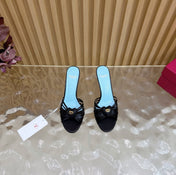 VALENTINO 25S HIGH HEELS WITH THIN STRAPS 80 MM IN BLACK LAMBSKIN