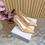 JIMMY CHOO 26S HIGH HEELS 85 MM IN BEIGE NUDE MESH