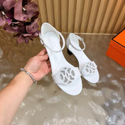 HM 26S MARQUISE SANDAL 45MM IN WHITE CALFSKIN