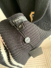 SCARF 200 CM IN BLACK PURE CASHMERE WITH STICKER 392881