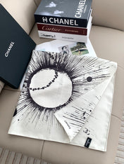 CHANEL 26S SCARF 90 IN SILK 311795