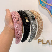 SILVER FABRIC WITH SEQUINS HAIRBAND 412428