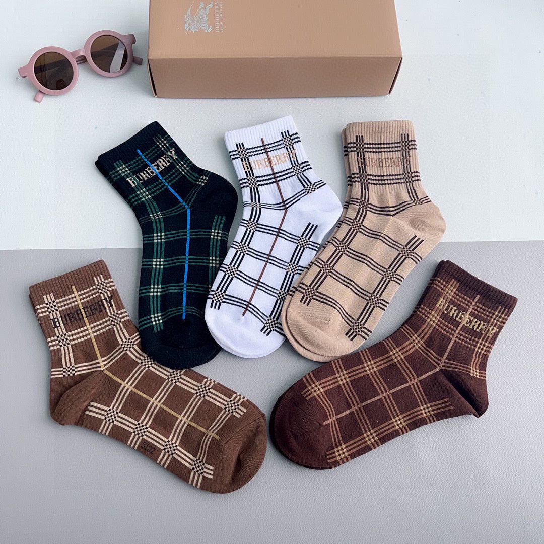BURBERRY 26S ANKLE SOCKS 547867 (1 BOX)