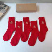 BURBERRY 26S CREW SOCKS 154396 (1 BOX)