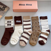MIUMIU 26S CREW SOCKS 412395 (1 BOX)