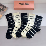 MIUMIU 26S CREW SOCKS 417797 (1 BOX)