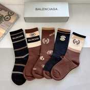 BALENCIAGA 26S CREW SOCKS 417799 (1 BOX)