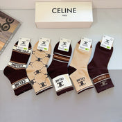 CELINE 26S ANKLE SOCKS 403783 (1 BOX)