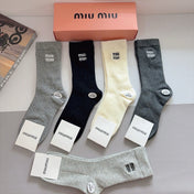 MIUMIU 26S CREW SOCKS 407141 (1 BOX)