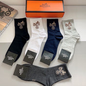 HERMES 26S ANKLE SOCKS 408689 (1 BOX)
