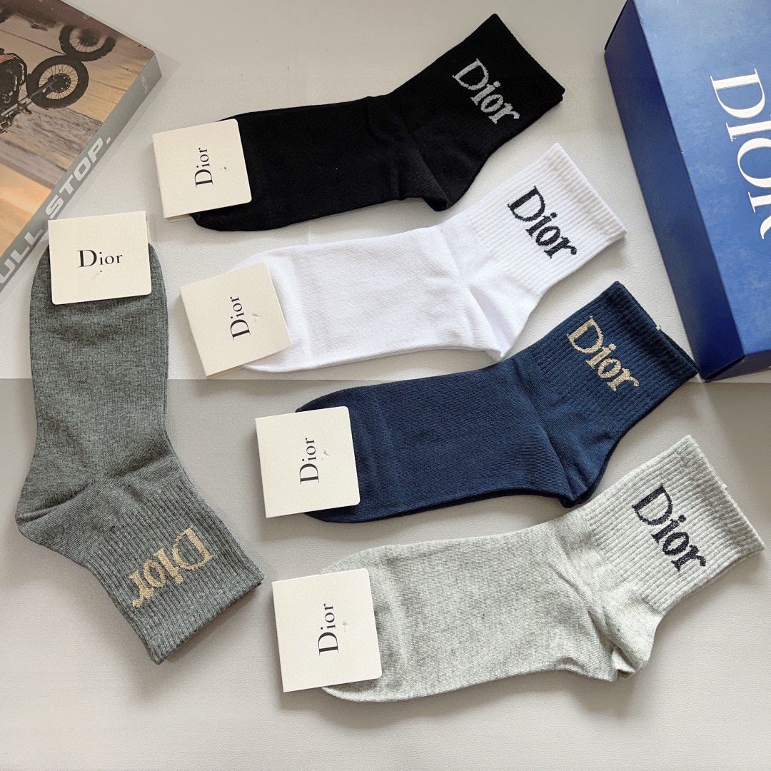 DIOR 26S CREW SOCKS 408700 (1 BOX)