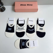 MIUMIU 26S NO-SHOW SOCKS 410371 (1 BOX)