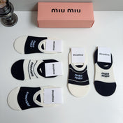 MIUMIU 26S NO-SHOW SOCKS 410371 (1 BOX)