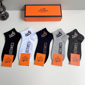 HERMES 26S ANKLE SOCKS 413896 (1 BOX)