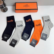 HERMES 26S ANKLE SOCKS 407146 (1 BOX)