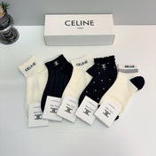 CELINE 26S ANKLE SOCKS 405314 (1 BOX)