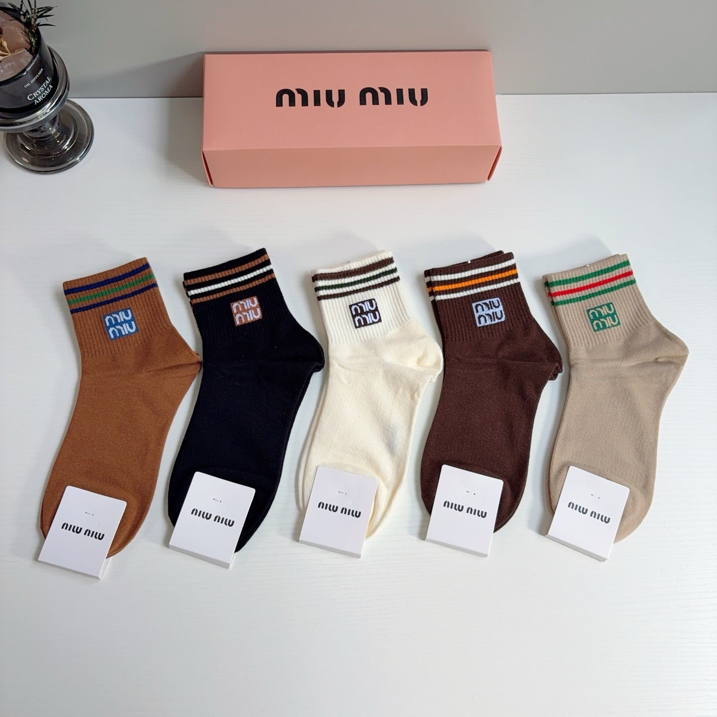 MIUMIU 26S ANKLE SOCKS 413900 (1 BOX)