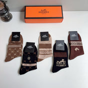 HERMES 26S ANKLE SOCKS 398727 (1 BOX)