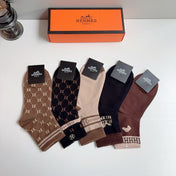 HERMES 26S ANKLE SOCKS 363486 (1 BOX)