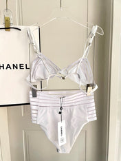 CC BIKINI SWIMSUIT SET IN WHITE 608920