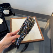 CHANEL 26S HEADBAND IN MULTICOLOR TWEED 503123