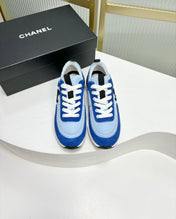 SNEAKER IN SKY MIX COBALT BLUE SUEDE