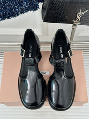 Sandal Platform Black Calfskin