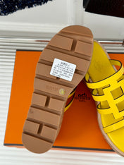 ISABELLA SANDAL LEMON CALFSKIN