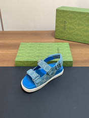 GG  SANDAL WITH DOUBLE G SKY CARO LAMBSKIN