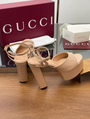 HIGH HEEL SANDALS 13 CM IN BEIGE LAMBSKIN