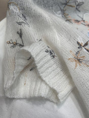CREW NECK KNIT SWEATER 25S IN COTTON 266209