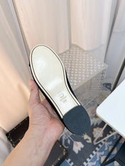 CC MARY JANE FLAT IN BLACK VELVET