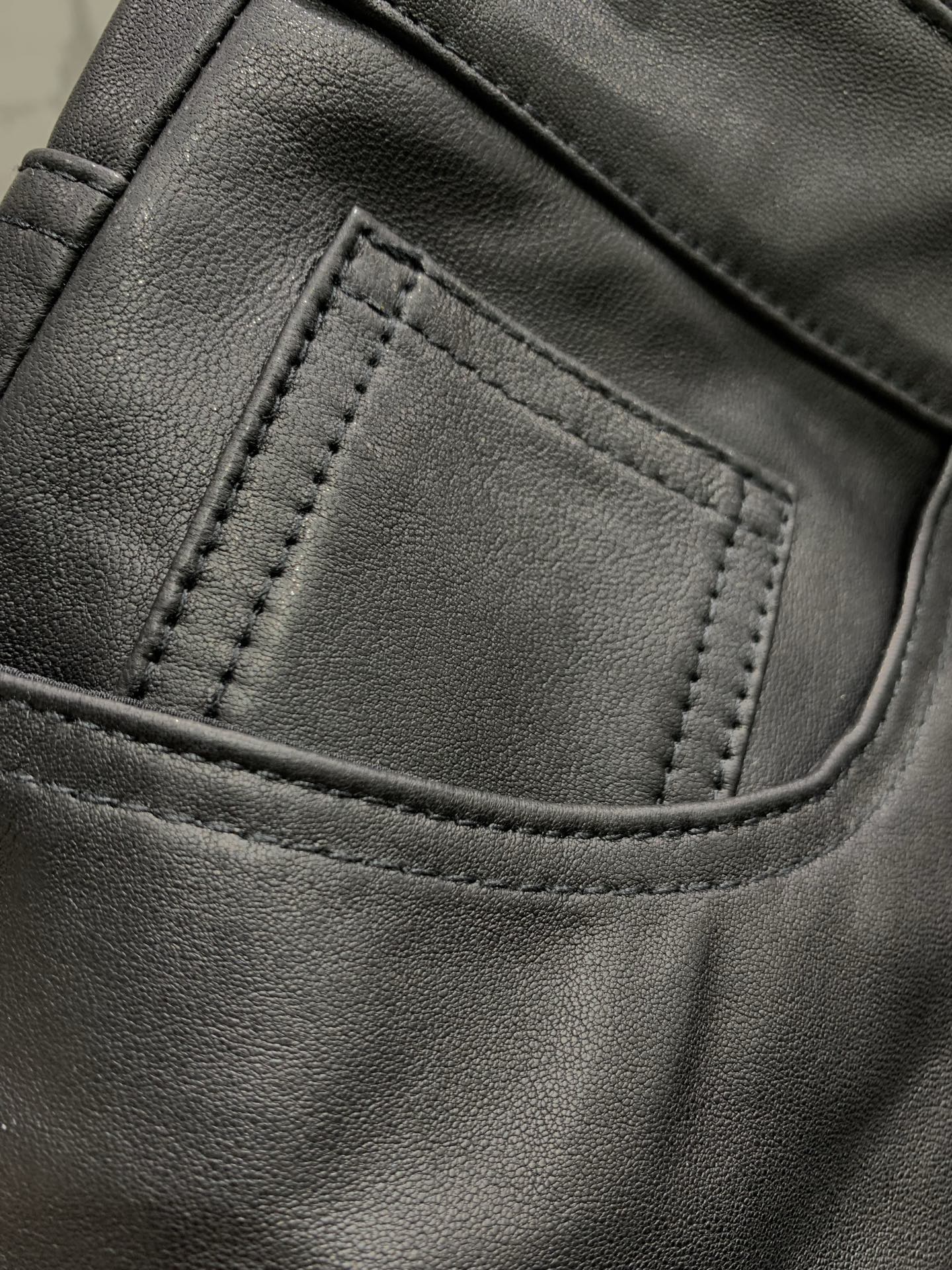 YSL 25S LEATHER MINI SKIRT STYLE 225