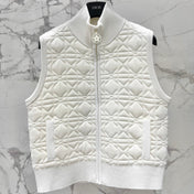 DIOR 26S DIAMOND-PATTERN KNIT VEST 947