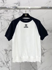 CHANEL 26S SHORT-SLEEVE KNIT TOP 957