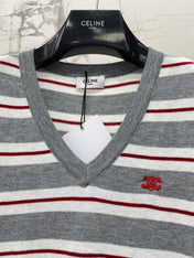 CELINE 26S V NECK SHORT SLEEVE T-SHIRT 208