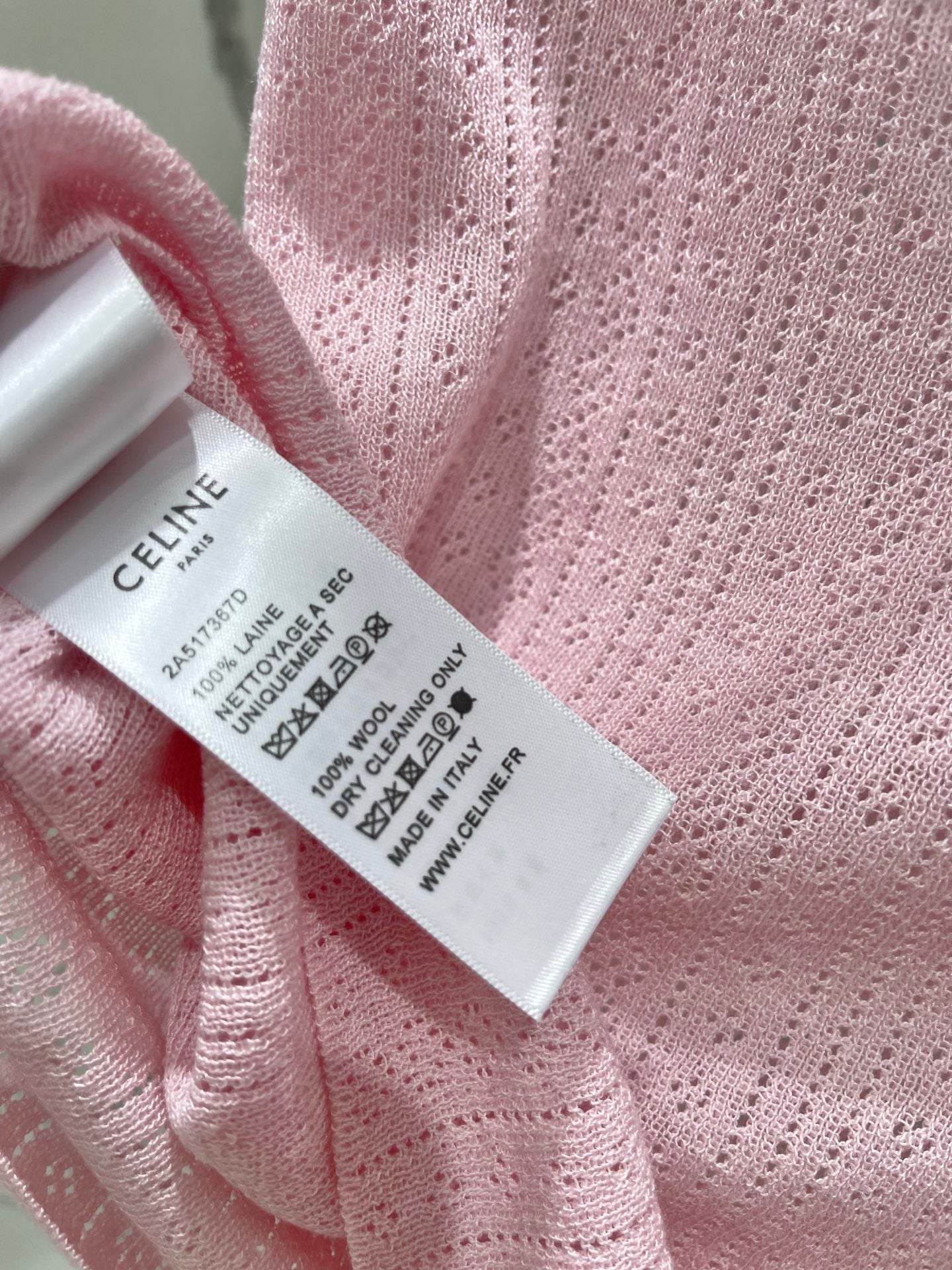 CELINE 26S KNIT POLO TANK TOP 296