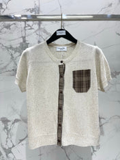 THOM 26S SHORT SLEEVE KNIT TOP STYLE 248
