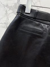 CELINE 26S LEATHER SHORTS 422