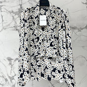 VALENTINO 26S LONG-SLEEVE PRINTED SHIRT 433