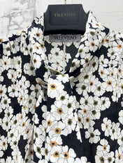 VALENTINO 26S LONG-SLEEVE PRINTED SHIRT 433